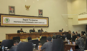 DPRD Inhil Gelar Paripurna ke-6 Masa Persidangan III